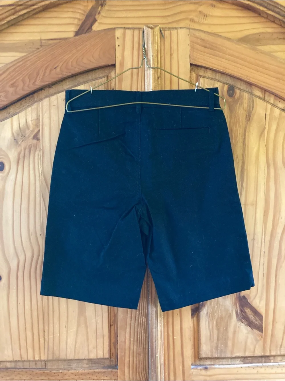 Boys Old Navy Flex black long chino shorts size 10 - NWT